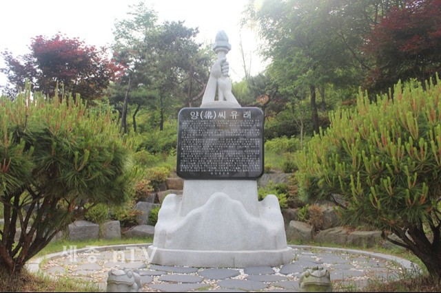 양씨 조형물 모습