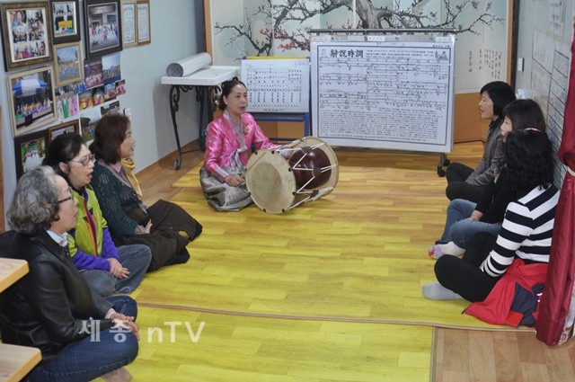 시조 연습 모습