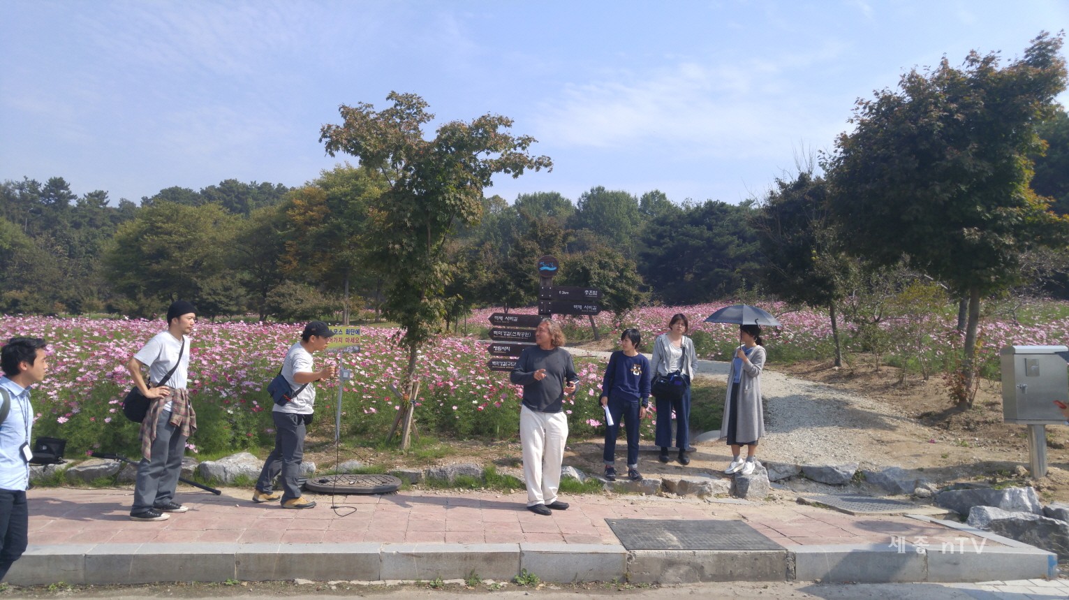 TV 나고야테레비에서 한국 로망기행 새로운 세계유산과 만나는 여정(가칭) 프로그램 취재 장면