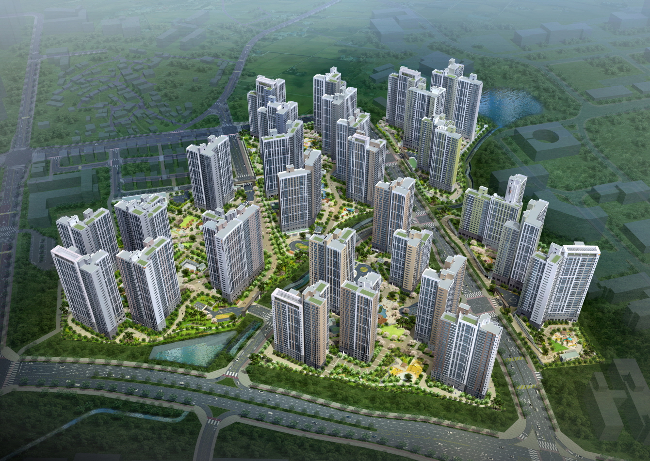 호반써밋 그랜드마크 조감도, 자료제공: 호반건설