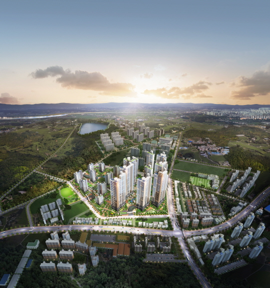 신아산 모아엘가 비스타2차_광역조감도