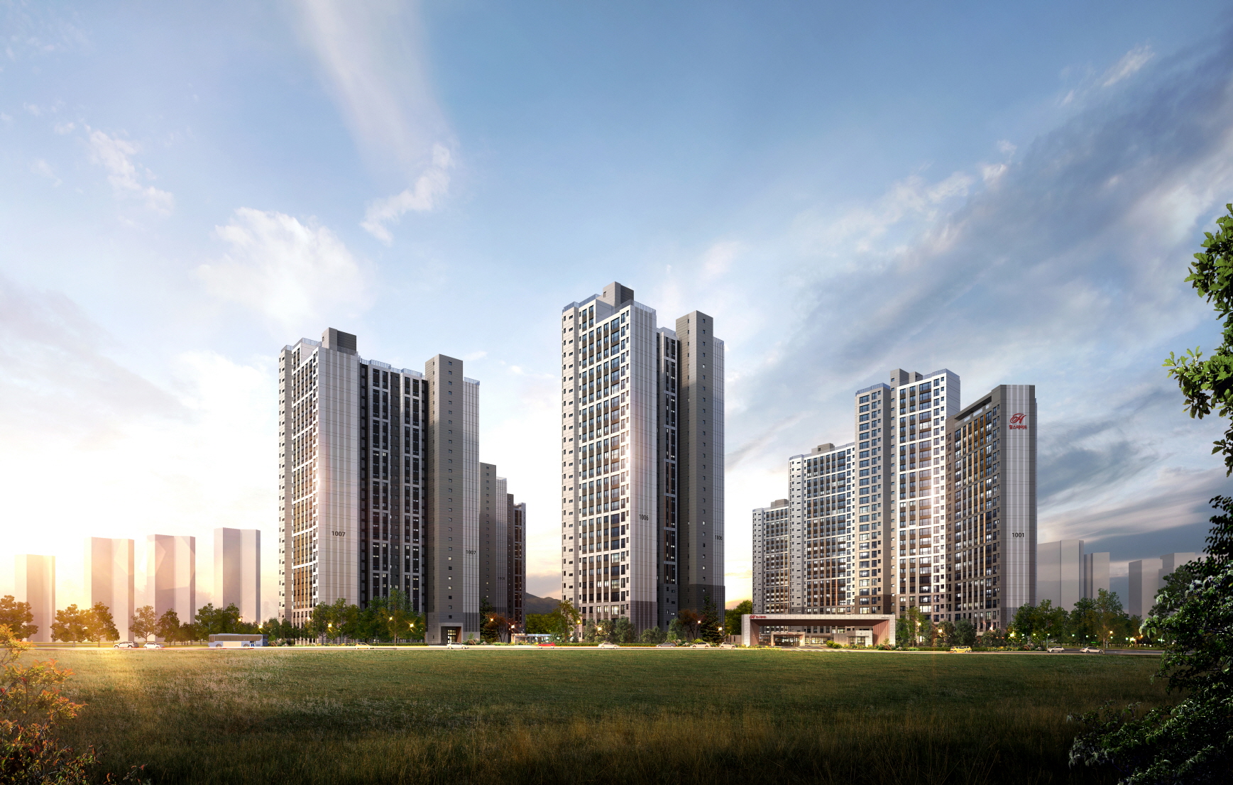 아산 힐스테이트 모종 네오루체_투시도