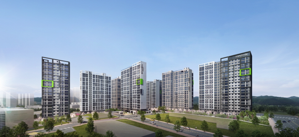 투시도 – 아산 한신더휴 (한신공영 제공)