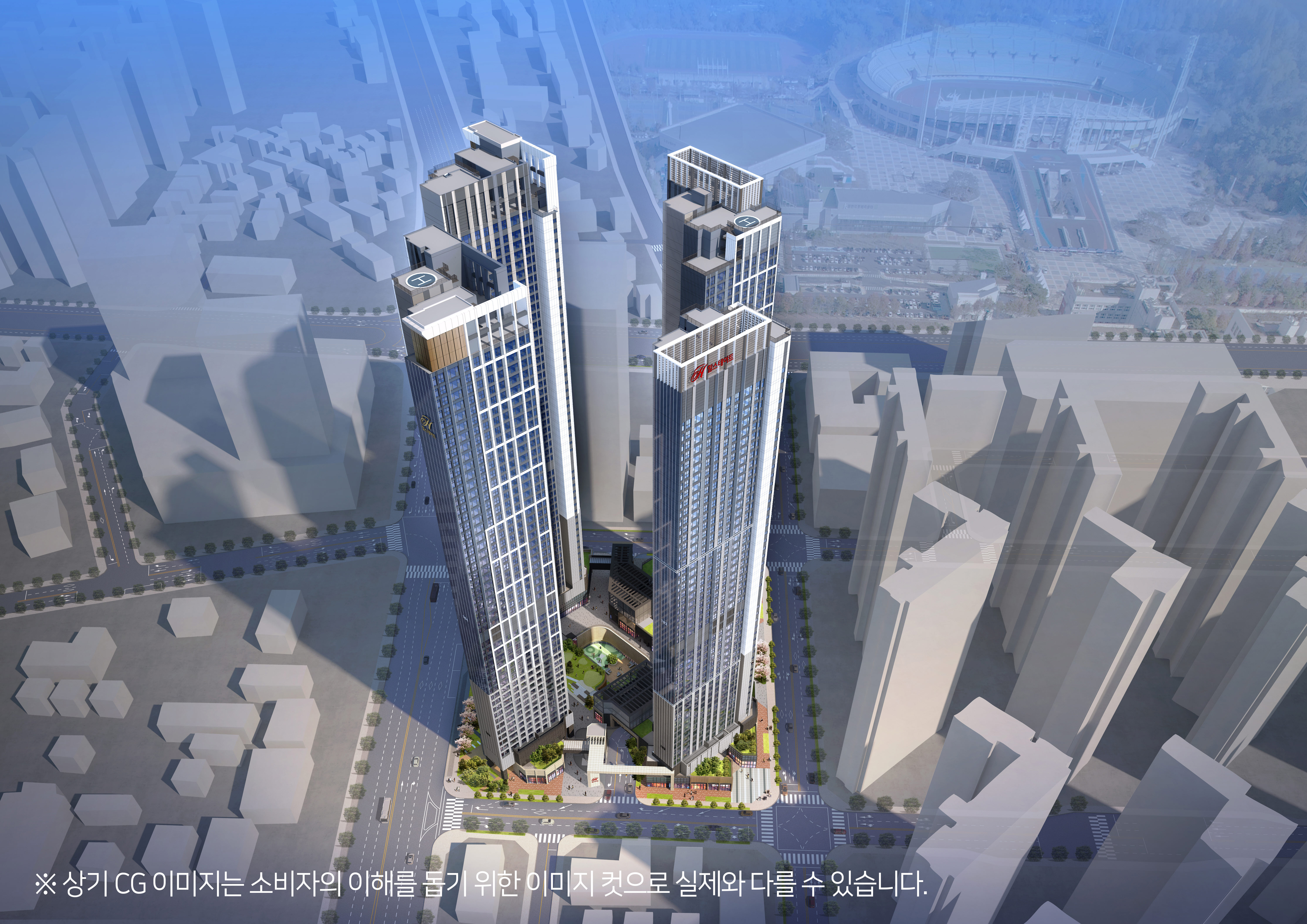 힐스테이트 불당 더원_조감도