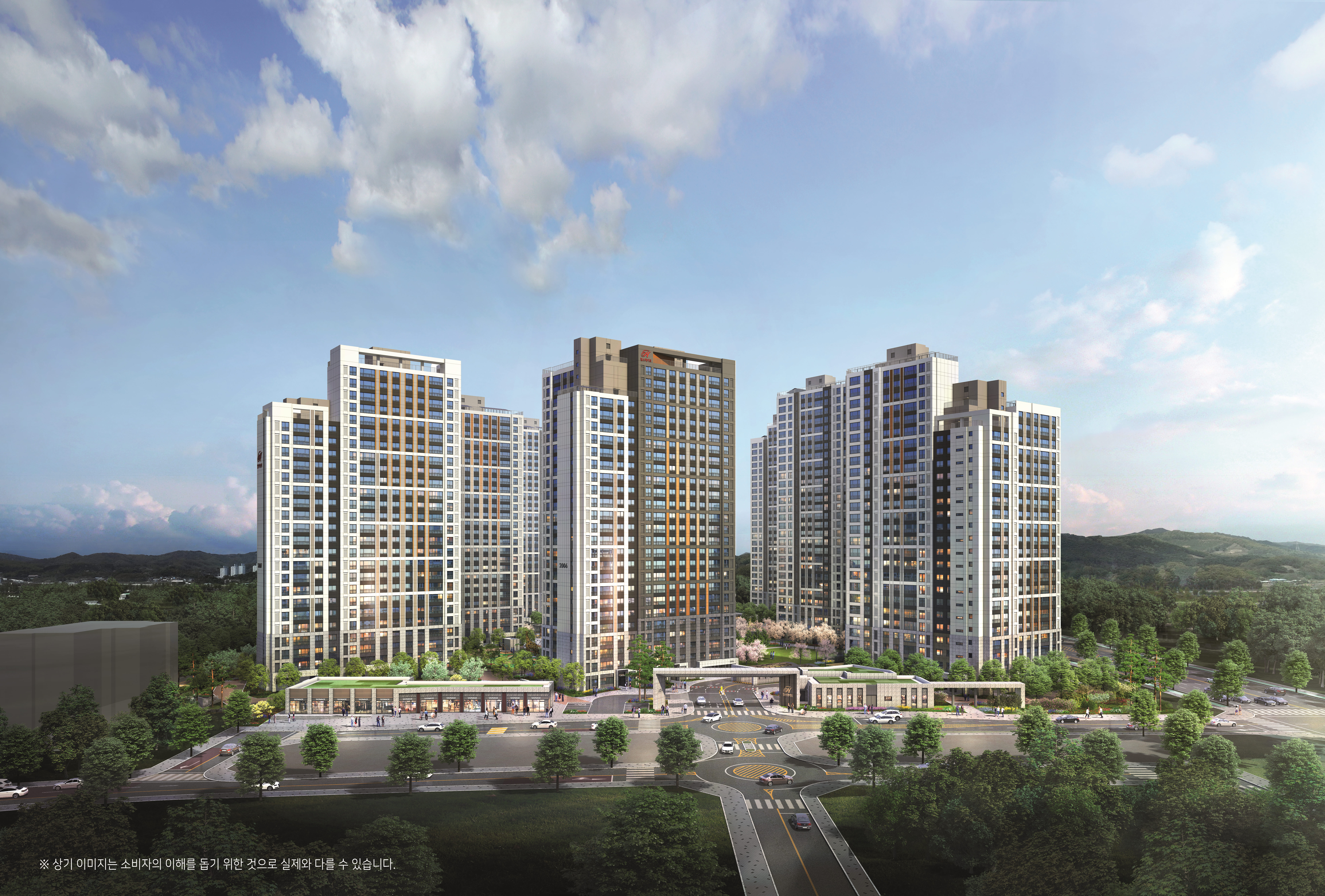 힐스테이트 모종 블랑루체_투시도(주경)