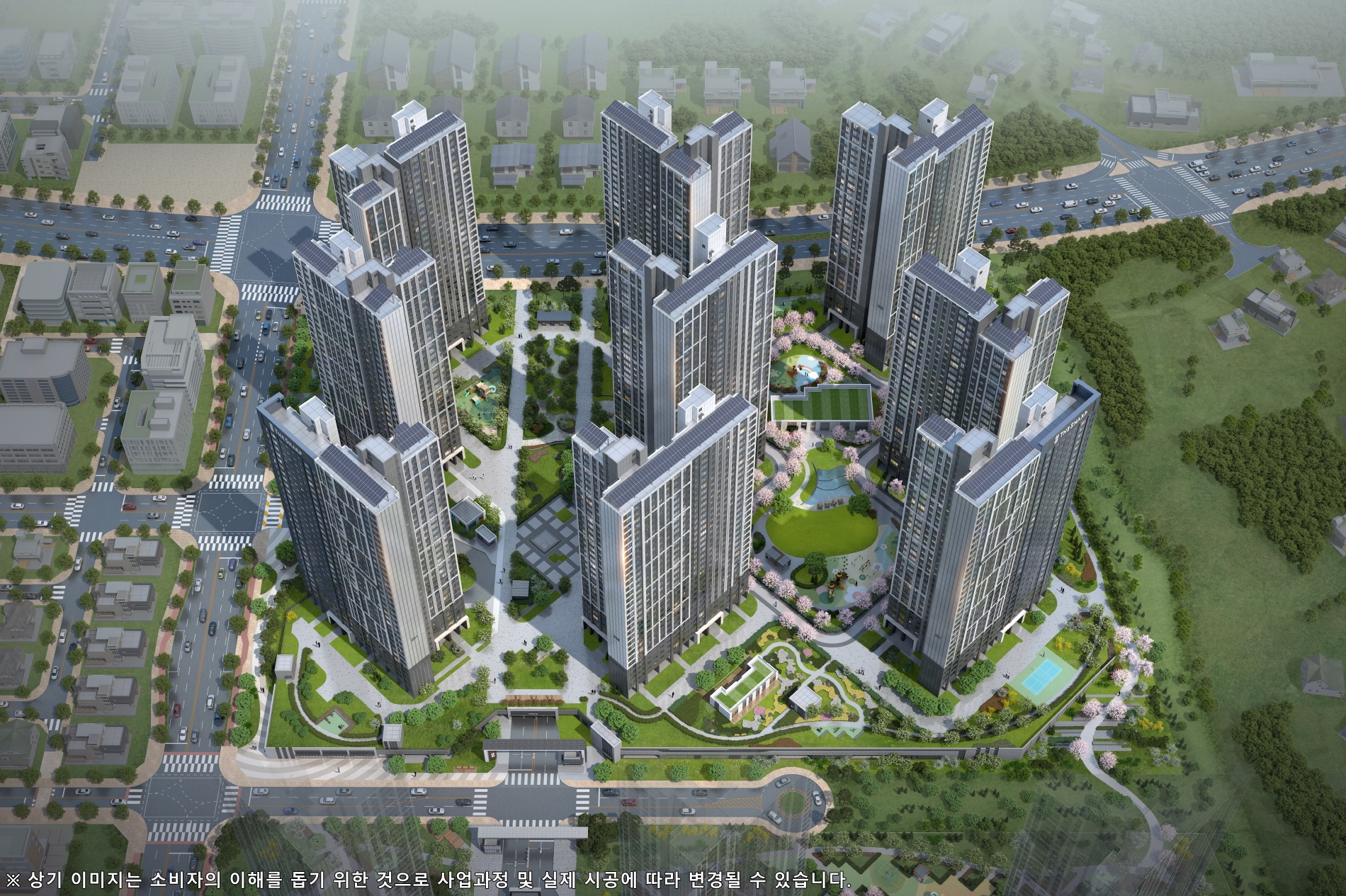 아산 더샵 탕정인피니티시티 2차_조감도