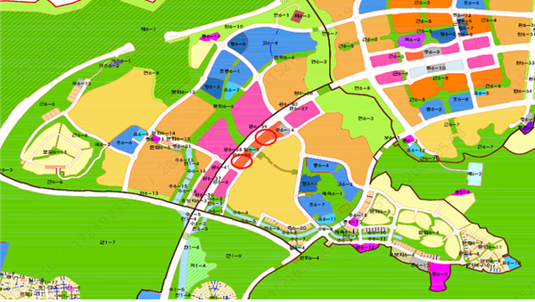 6-4生 CB1-2, 1-5  상업업무용지