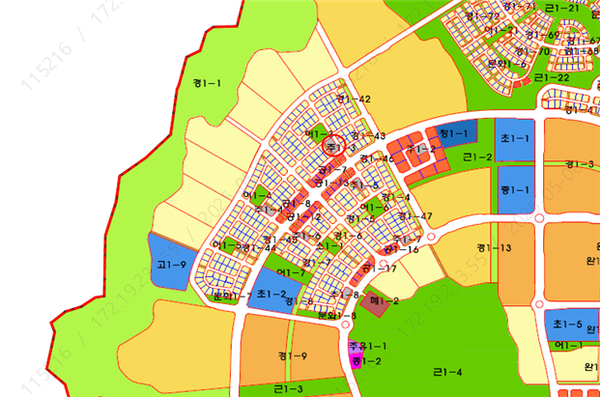 주차장용지   1-1生 주1-3