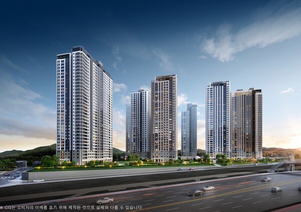 아산탕정자이 센트럴시티 조감도 (GS건설 제공)